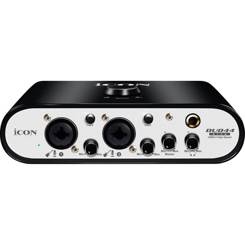 Icon Pro Audio Duo44 Live 4x4 Livestream USB Audio/MIDI Interface