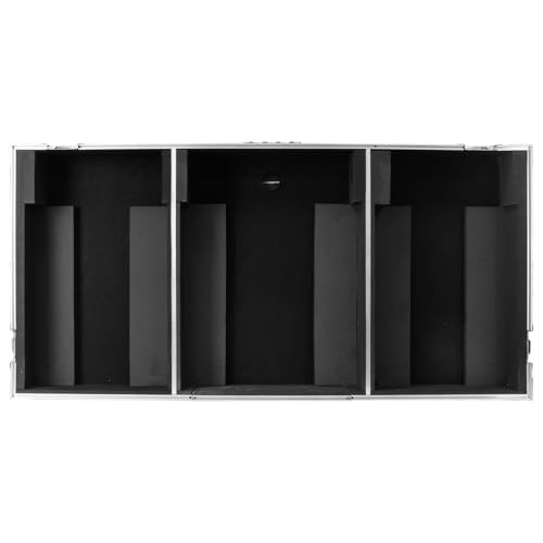 Odyssey DJ Coffin Flight Case with Wheels for Pioneer DJM-A9 / CDJ-3000 (Silver on Black)
