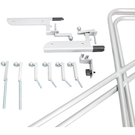 ProX StageQ 3-Step Foldable Stairs with Handrail (18 to 28")