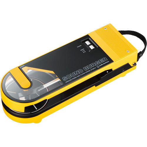 AudioTechnica AT-SB727 Sound Burger Portable Turntable with Bluetooth (Yellow) (Open Box)