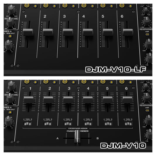 Pioneer DJ DJM-V10-LF Long Fader Creative-style 6-channel DJ Mixer (Open Box)