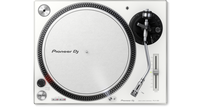 Pioneer DJ PLX-500-W Direct Drive Turntable in White