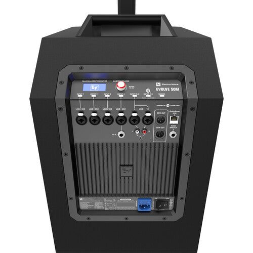 Electro-Voice EVOLVE 50M Portable 1000W Subwoofer and Column Speaker Kit with Bluetooth (Black) (Open Box)