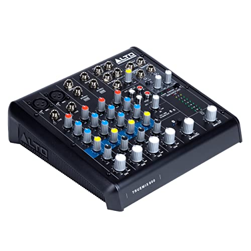 Alto Professional TrueMix 600 Portable 6-Channel Analog Mixer with USB