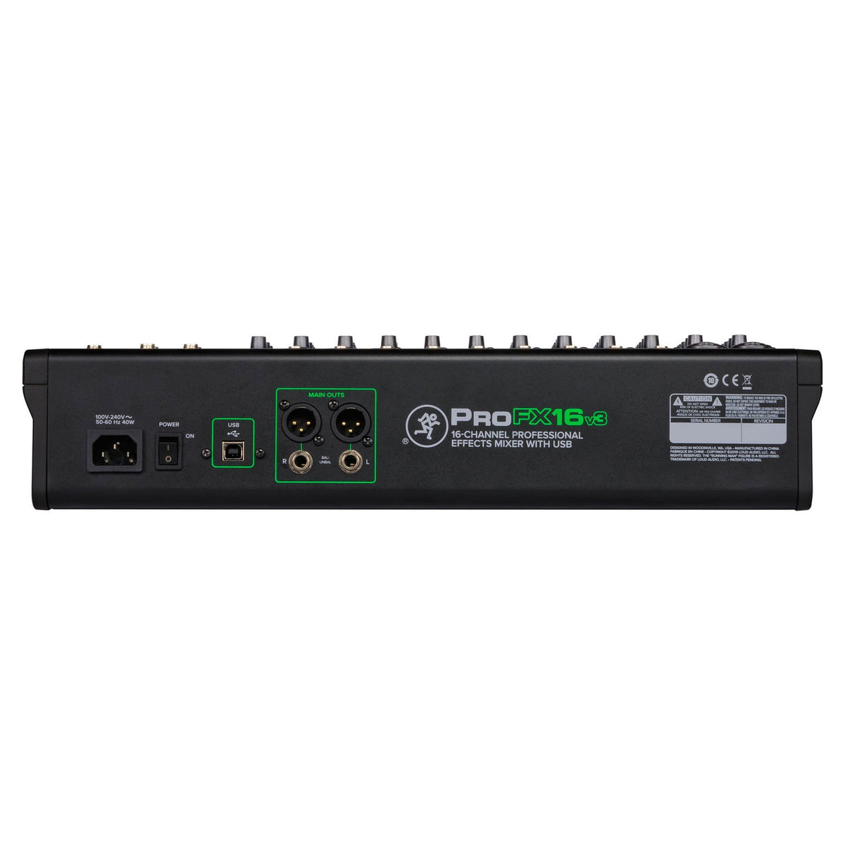 Mackie ProFX16v3 16-Channel Sound Reinforcement Mixer with Built-In FX (Open Box)