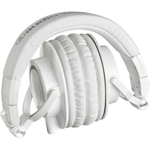 Audio Technica ATH-M50xWH Professional Studio Monitor Headphones