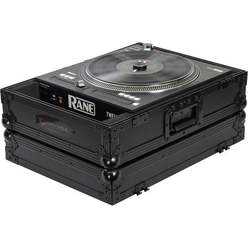 Odyssey Innovative Designs Black Label Rane Twelve Motorized Turntable DJ Battle Controller Case (All Black)