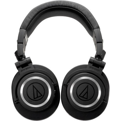 Audio-Technica Consumer Wireless Over-Ear Headphones with 45mm Drivers and Microphone/USB-C