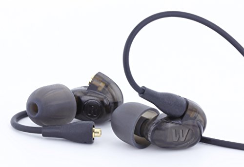 Westone UM1 Single-Driver Universal-Fit In-Ear Musicians’ Monitors with Removable MMCX Audio Cable - Charcoal