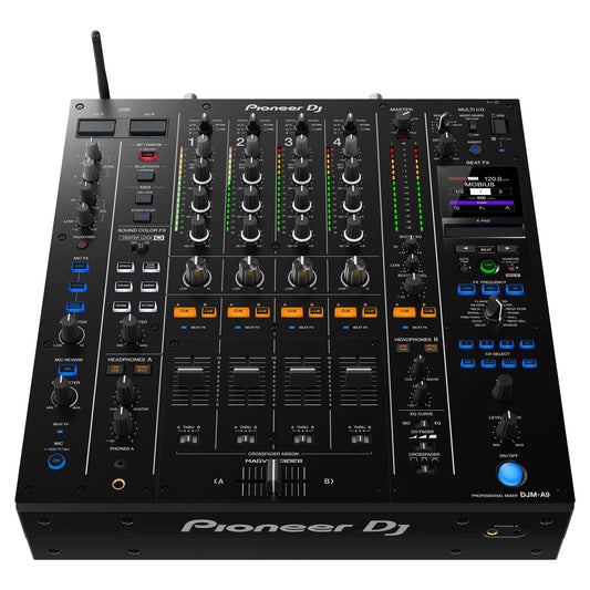 Pioneer DJ DJM-A9 4-Channel Digital Pro-DJ Mixer + Headliner Custom Fit Flight Case