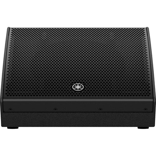 Yamaha DHR12M 2-Way Coaxial 12 Active Floor Monitor / Loudspeaker Bundle with Cables