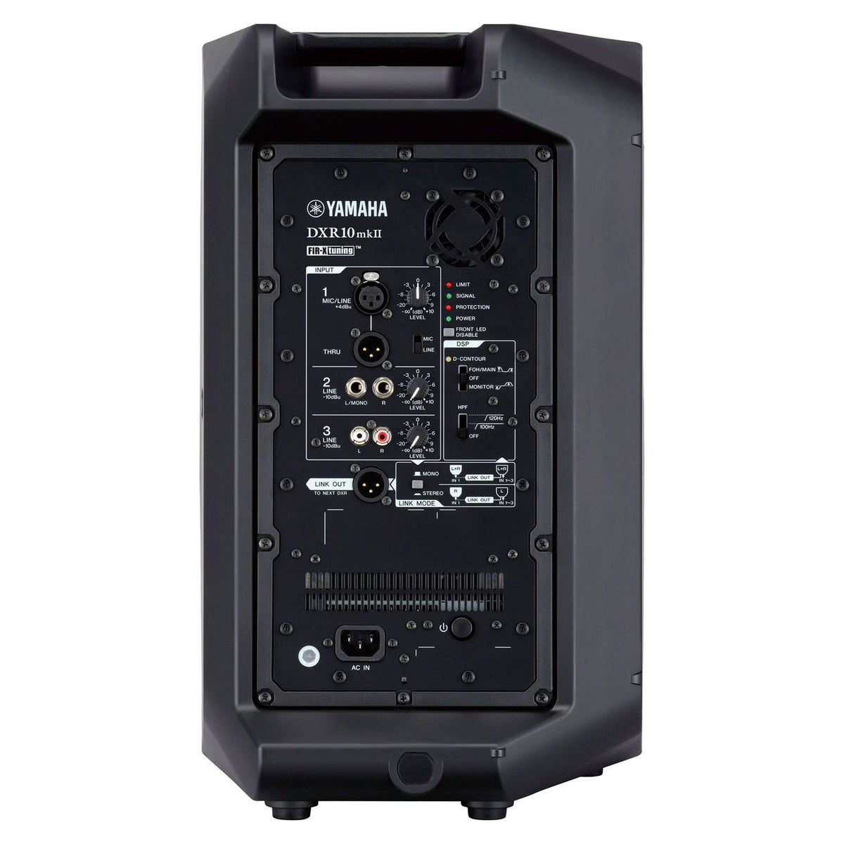 Yamaha DXR10mkII 10 1100W 2-Way Active Loudspeaker Bundle with Cables