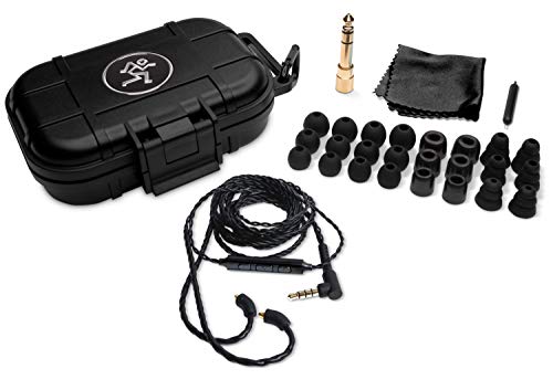 Mackie MP-320 Triple Dynamic Driver In-Ear Monitors (Clear)