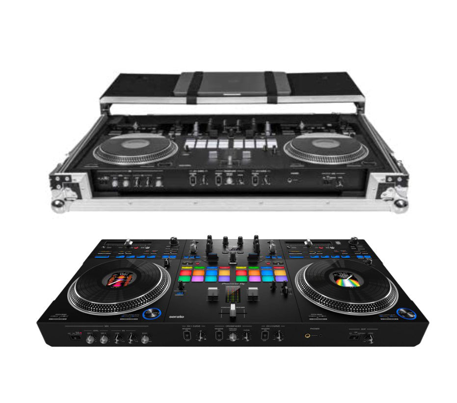 Pioneer DJ DDJ-REV7 + Headliner Flight Case with Laptop Platform and Wheels
