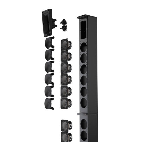 LD Systems MAUI 28 G3 MIX Compact 2060W Powered Column PA System with Digital Mixer (Black)