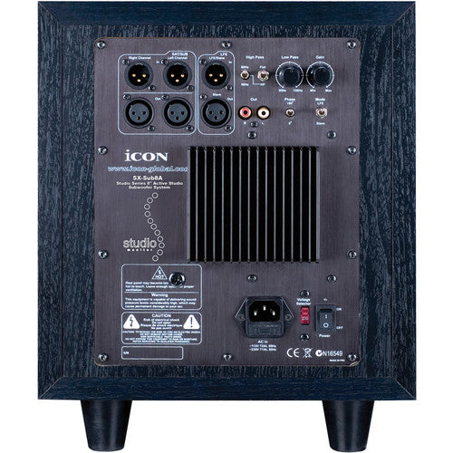 ICON Digital SX-Sub8A 8" Active Subwoofer for Studio Series (Open Box)