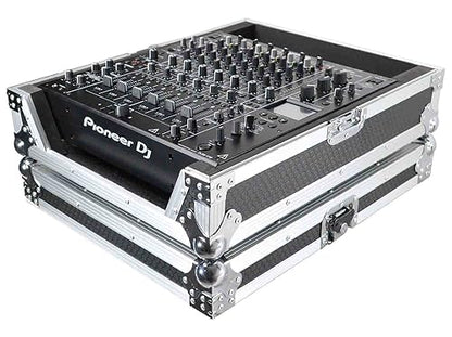 ProX ATA Style Flight Road Case for Pioneer DJM-A9 & DJM V10 DJ Mixer (Black / Silver)
