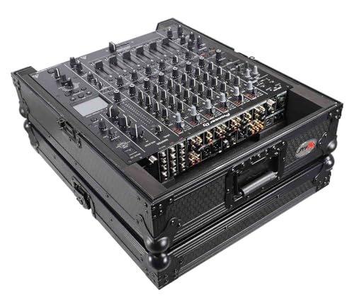 ProX ATA Style Flight Road Case for Pioneer DJM-A9 & DJM V10 DJ Mixer (All Black)