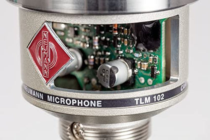 Neumann TLM 102 Large-Diaphragm Cardioid Condenser Microphone (Nickel)
