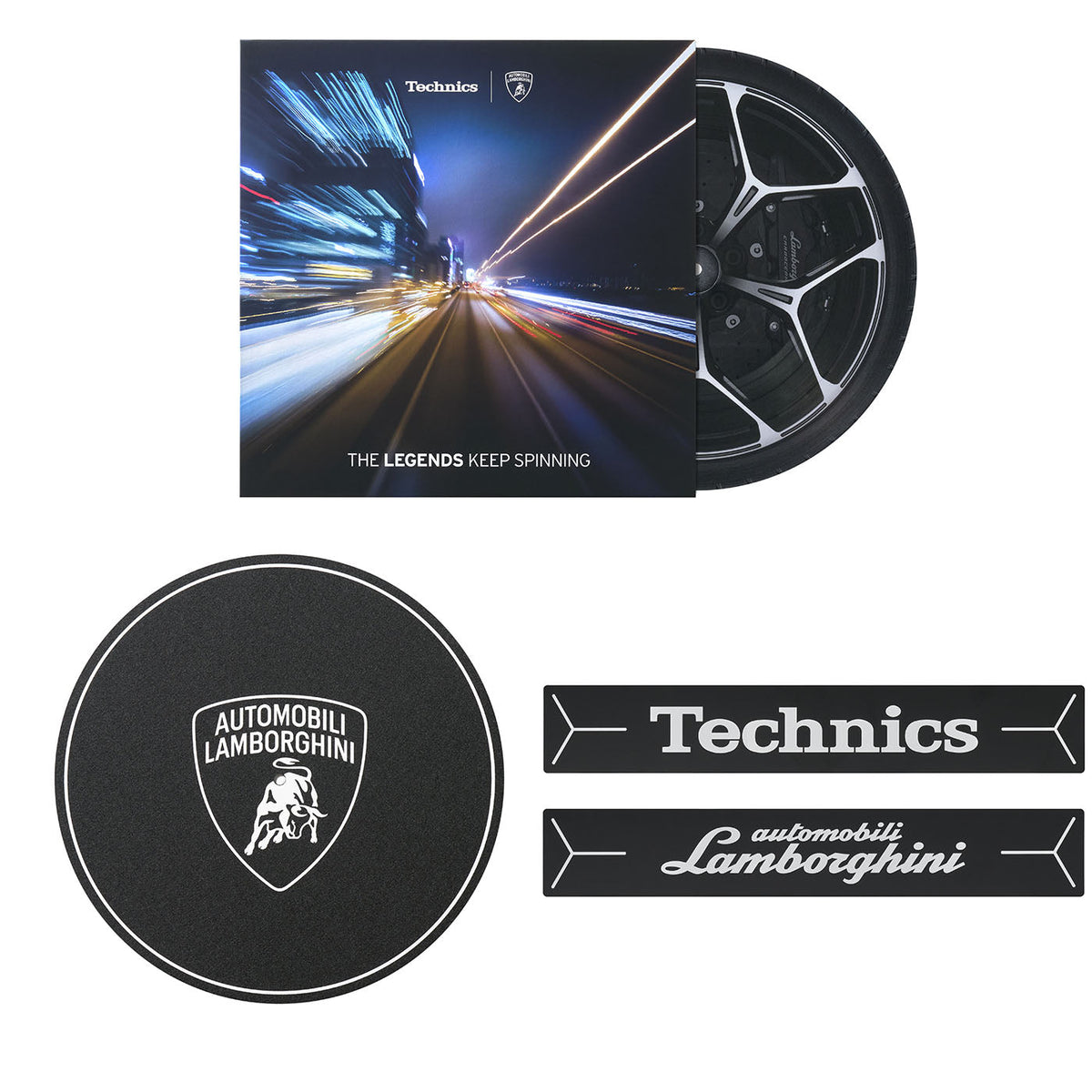 Technics SL-1200M7B Direct Drive Turntable + Odyssey Flight Zone Universal 1200 Style Dj Turntable Ata Case