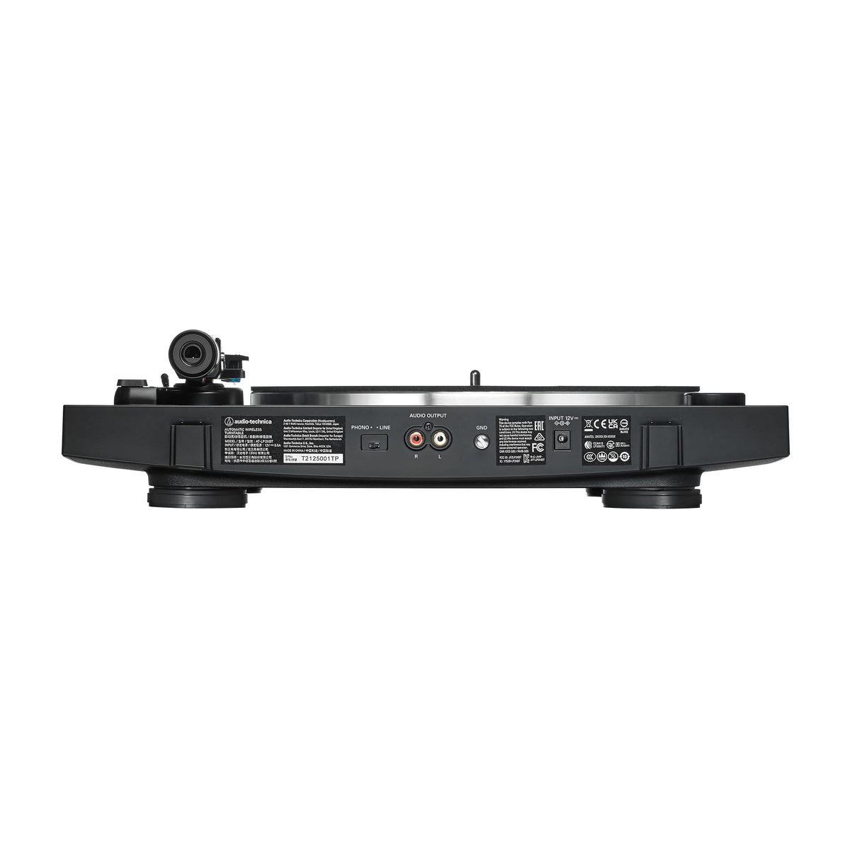 Audio-Technica Consumer AT-LP3XBT Fully Automatic Two-Speed Turntable with Bluetooth (Black)