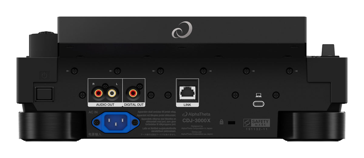 AlphaTheta CDJ-3000X A next-generation flagship DJ player + Odyssey Innovative Designs EVA Molded Bag