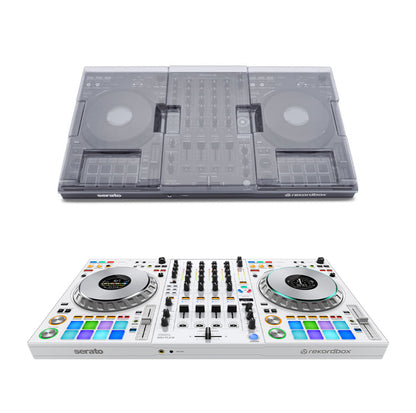 Pioneer DJ DDJ-FLX10-W + Decksaver Cover