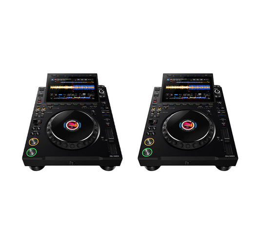 2 x AlphaTheta CDJ-3000X flagship DJ player + 1 x Pioneer DJ DJM-A9 4-Channel Digital Pro-DJ Mixer