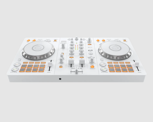 Pioneer DJ DDJ-FLX4 2-Channel DJ Controller  - White + Decksaver Dust Cover