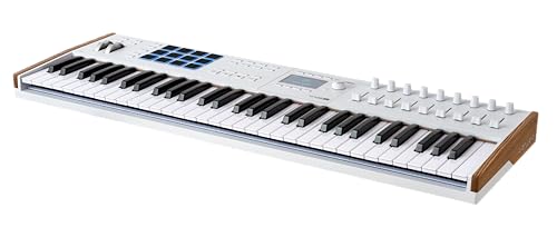 Arturia KeyLab 61 mk3 Professional MIDI Controller and Software (White)