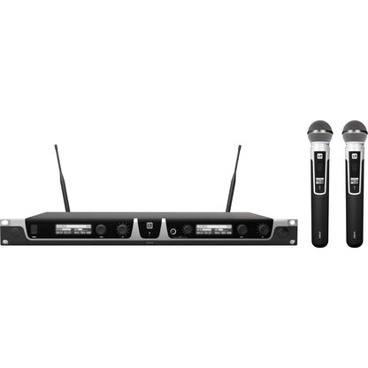 LD Systems U505 HHD 2 - Wireless Microphone System with 2-Dynamic Handheld Microphones - 470 - 490 MHz