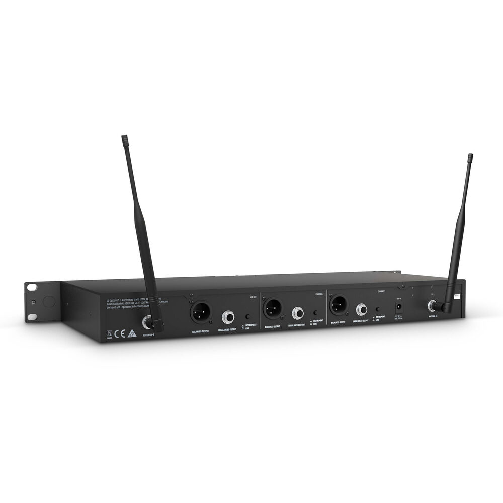 LD Systems U505 HHDF 2 - Wireless Microphone System with 2 Dynamic Handheld Microphones - 514 - 542 MHz