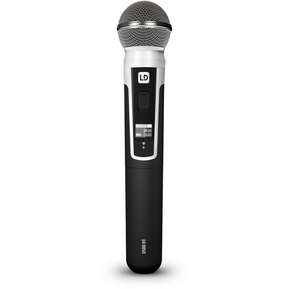 LD Systems U505 HHDF 2 - Wireless Microphone System with 2 Dynamic Handheld Microphones - 514 - 542 MHz