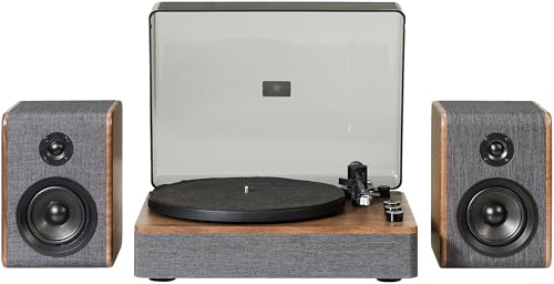 Crosley - Nocturne Record Player With Speakers - Charcoal
