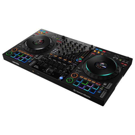 Pioneer DJ DDJ-FLX10 DJ Controller + Headliner Flight Case with Laptop Platform and Wheels