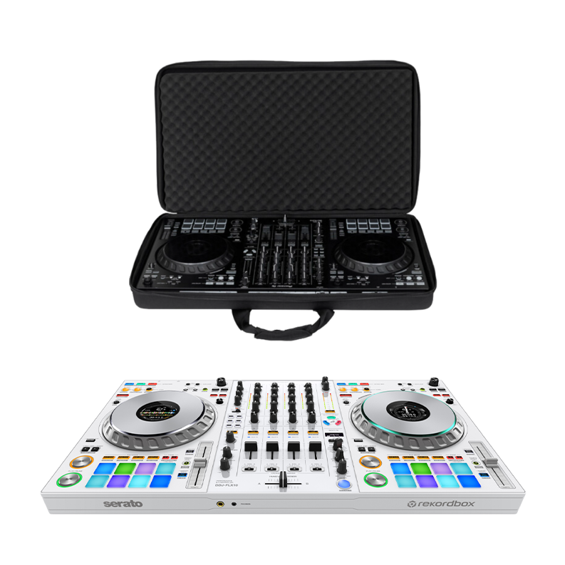Pioneer DJ DDJ-FLX10-W - 4-channel DJ controller + Headliner Pro-Fit Case