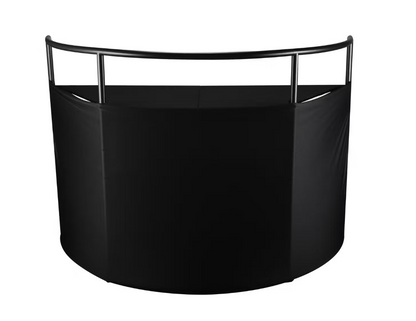 JMAZ Lighting JZ5010 Command Booth Event Facade with Black and White Scrims