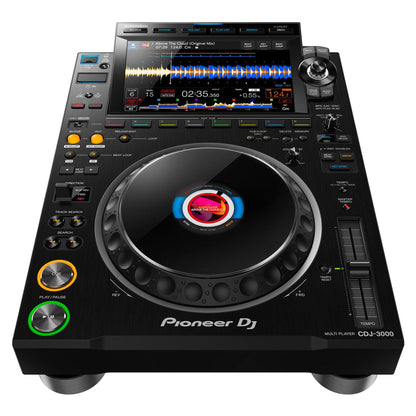 AlphaTheta EUPHONIA Professional 4-Channel Rotary Mixer with CDJ-3000 Professional DJ Media Player Pair