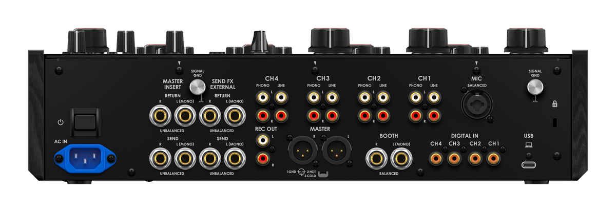 AlphaTheta Euphonia Professional Rotary Mixer + Odyssey Case (VUATEUPHONIA)