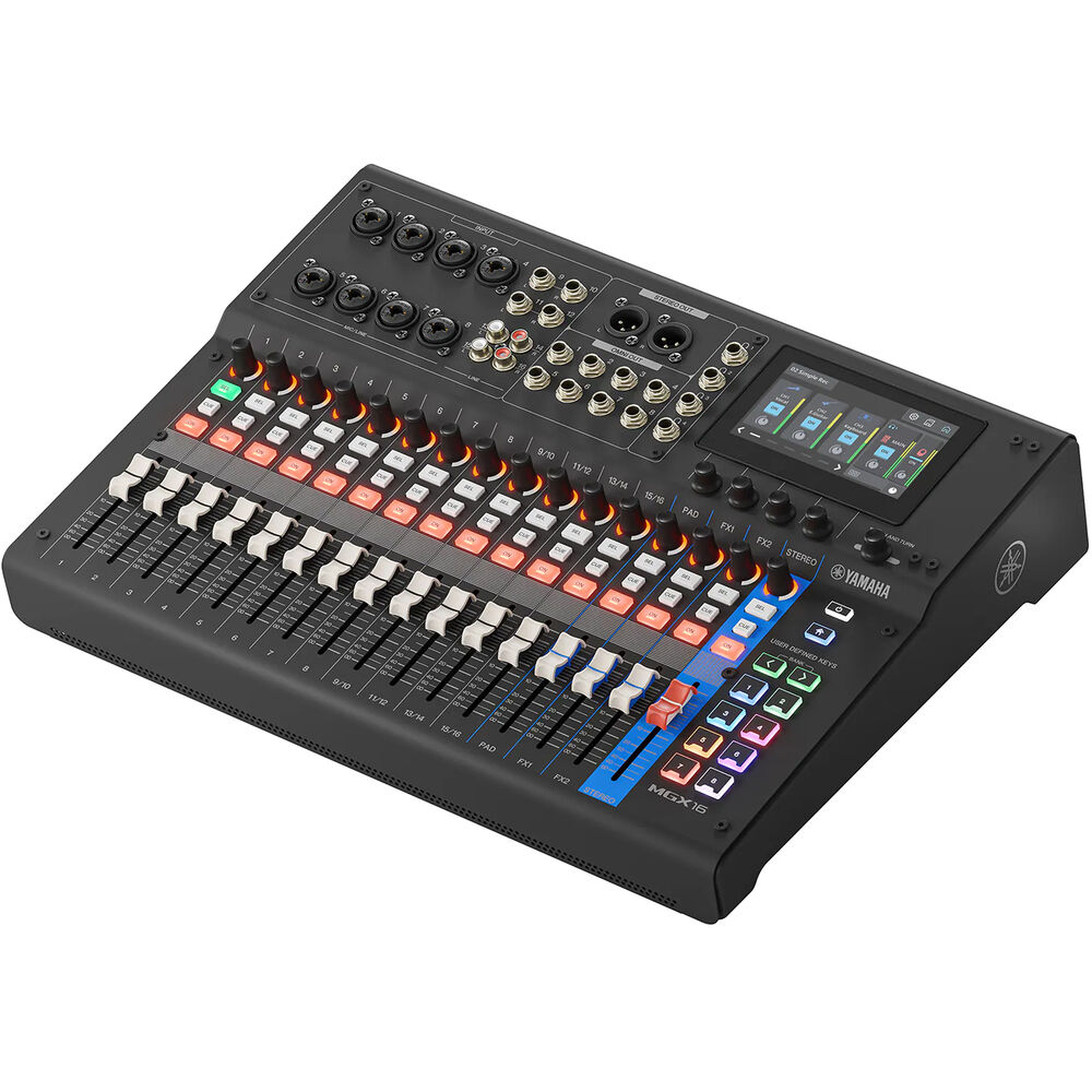 Yamaha MGX16 22-Channel Digital Mixing Console with Audio Interface (Black)