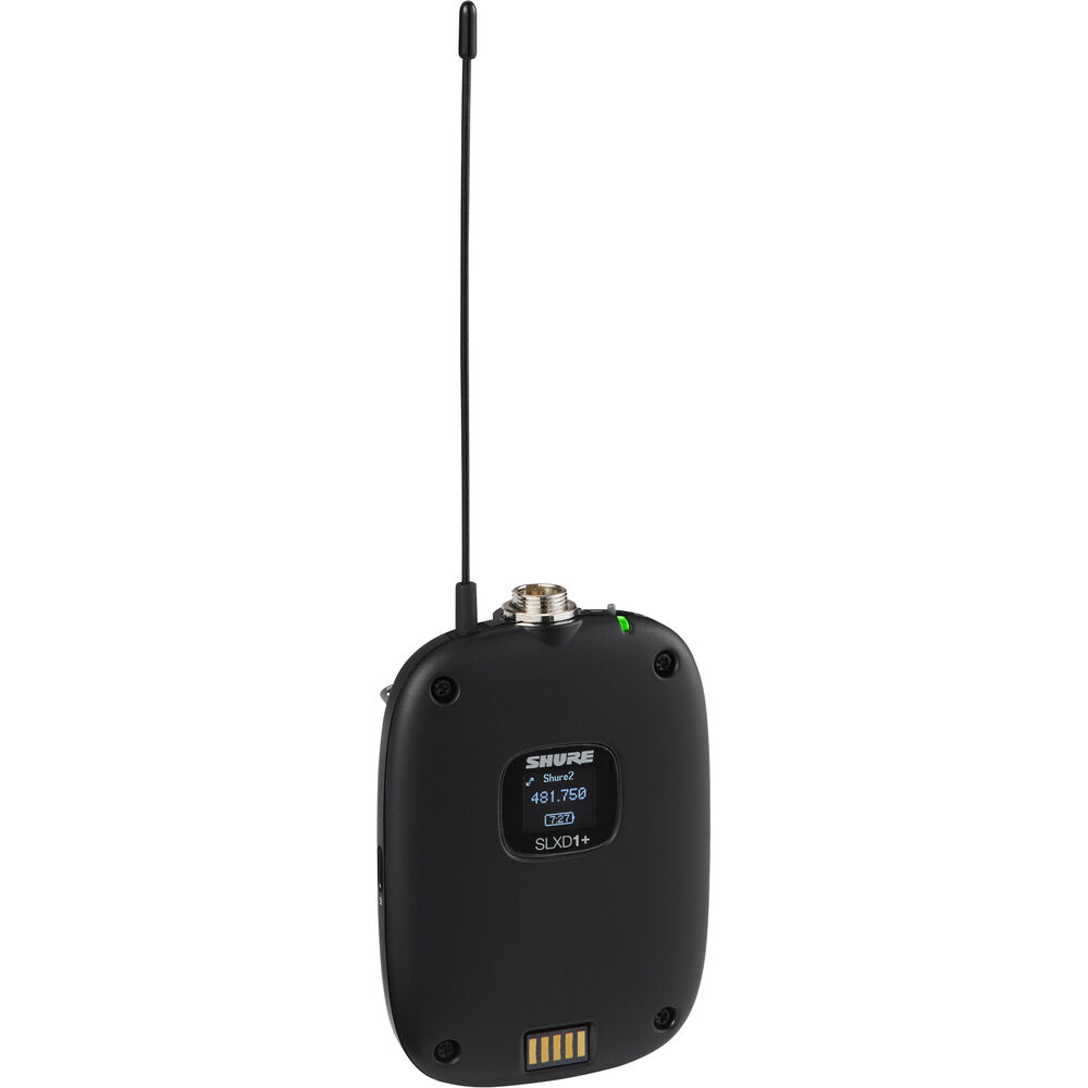 Shure SLXD14+/153T Digital Wireless Earset Headworn Microphone System (G57: 470 to 608 MHz)