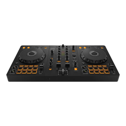 Pioneer DJ DDJ-FLX4 2-Channel DJ Controller + Odyssey BMSLDDJ400 Streemline Series Bag