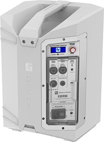 Electro-Voice EVERSE 8 Weatherized Battery-Powered Loudspeaker with Bluetooth Audio and Control (White)