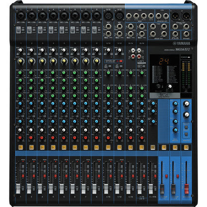 Yamaha MG16XU - 16-Input Mixer with Built-In FX and 2-In/2-Out USB Interface