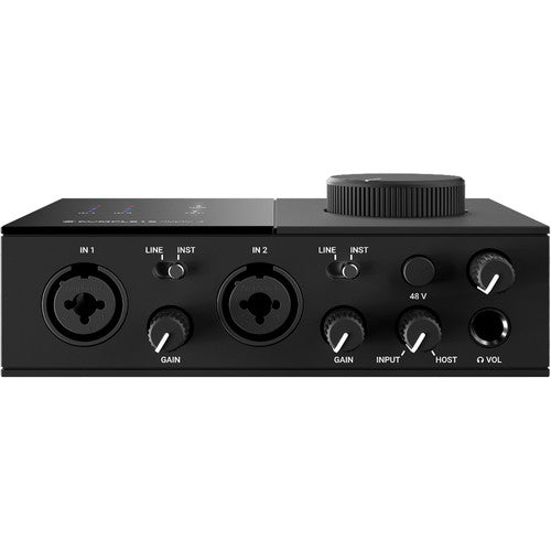 Native Instruments Komplete Audio 2 Two-Channel Audio Interface & Amazon Basics XLR Male to Female Microphone Cable - 10 Feet, Black