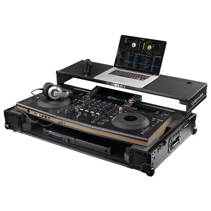 Odyssey FFXOPUSQUADCW1 Flight Effects Case for Pioneer DJ OPUS-QUAD DJ System with Glide Style Laptop Platform and Wheels