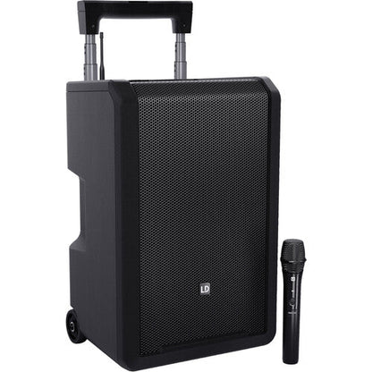 LD Systems ANNY 10 HHD Battery-Powered Bluetooth 10" PA Speaker with 1 Handheld Microphone (B47: 470 to 490 MHz)