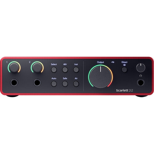 Focusrite Scarlett 2i2 Studio USB-C Audio Interface with Microphone and Headphones (4th Generation) (Open Box)