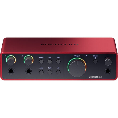 Focusrite Scarlett 2i2 Studio USB-C Audio Interface with Microphone and Headphones (4th Generation) (Open Box)
