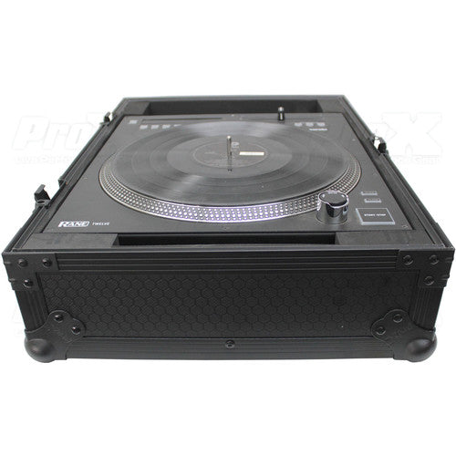 ProX XS-RANE12BL Flight Case for Rane Twelve MK II Controller (Black-on-Black)